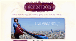 Desktop Screenshot of namastacey.com